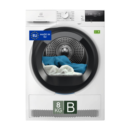Electrolux EW7H28B asciugatrice Libera installazione Caricamento frontale 8 kg Bianco