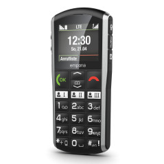 Emporia SIMPLICITY-LTE 5,08 cm (2") 90 g Nero, Argento Telefono di livello base
