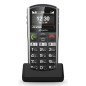 Emporia SIMPLICITY-LTE 5,08 cm (2") 90 g Nero, Argento Telefono di livello base