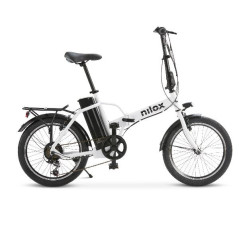 Nilox URBAN - eBike J1 Pro Bianco Acciaio 50,8 cm (20") 23,5 kg