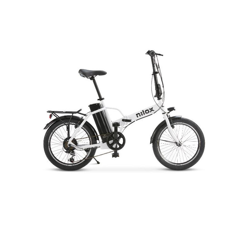 Nilox URBAN - eBike J1 Pro Bianco Acciaio 50,8 cm (20") 23,5 kg