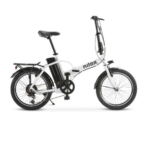 Nilox URBAN - eBike J1 Pro Bianco Acciaio 50,8 cm (20") 23,5 kg
