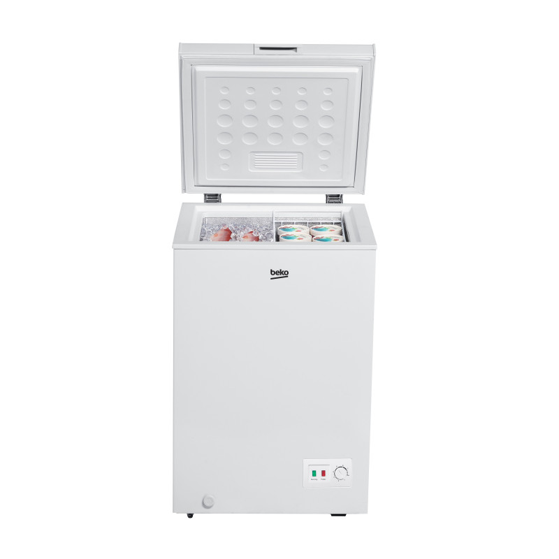 Beko CF100EWN: Congelatore Orizzontale, Statico, 98 L, 54.5 cm