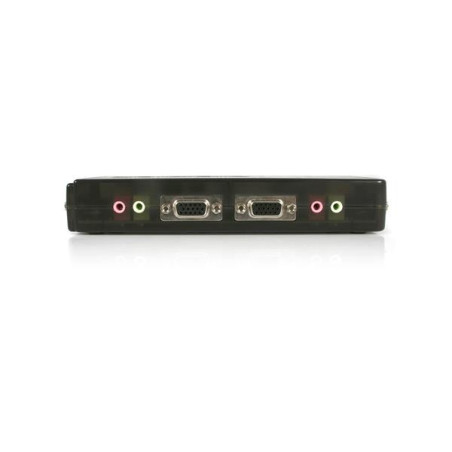 StarTech.com Kit Switch KVM USB con audio e cavi 4 porte, colore nero SV411KUSB