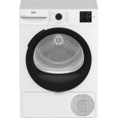 Beko BMTAM93EB 9kg, Classe D, linea estetica NX, Display digitale, colore bianco, oblò nero