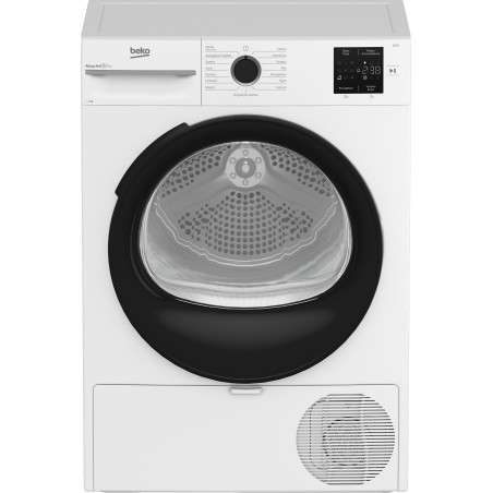Beko BMTAM93EB 9kg, Classe D, linea estetica NX, Display digitale, colore bianco, oblò nero