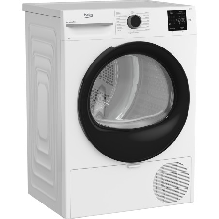 Beko BMTAM93EB 9kg, Classe D, linea estetica NX, Display digitale, colore bianco, oblò nero