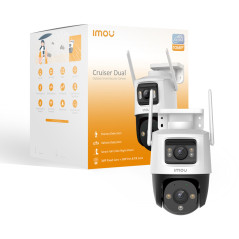 Imou Crusier DUAL 10MP (5MP+5MP) Telecamera Wi-Fi Esterno Doppio Obiettivo, 360°PTZ Videocamera Sorveglianza Es IPC-S7XP-10M0WED