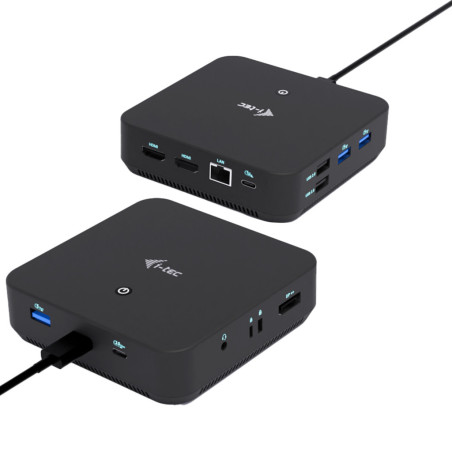 i-tec USB-C DP Dual HDMI Docking Station with Power Delivery 100 W