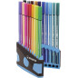 STABILO Pen 68 marcatore Medio Multicolore 20 pz