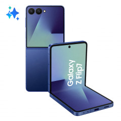 Samsung Galaxy Z Flip7 Smartphone AI, RAM 12GB, 256GB, Display 4,1" Super AMOLED 6,9" Dynamic AMOLED 2X, Fotocamera 50MP, Blue