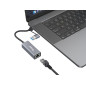 Equip Adattatore di rete da USB-C a 2,5 Gigabit Ethernet (USB-C+A)