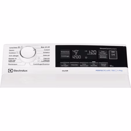 Electrolux EW7T337A lavatrice Caricamento dall'alto 7 kg 1300 Giri/min Bianco