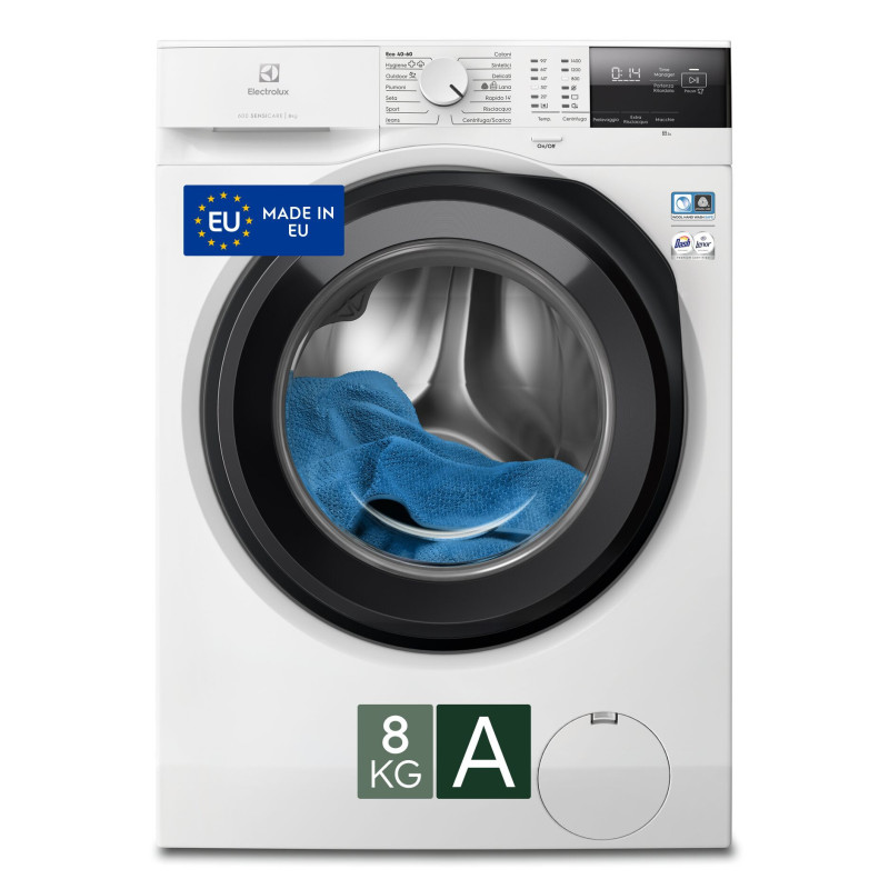 Electrolux EW6F28G lavatrice Caricamento frontale 8 kg 1400 Giri/min Bianco