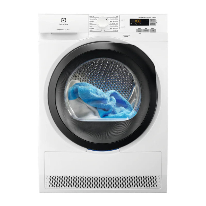 Electrolux EW7H583B asciugatrice Libera installazione Caricamento frontale 8 kg Bianco