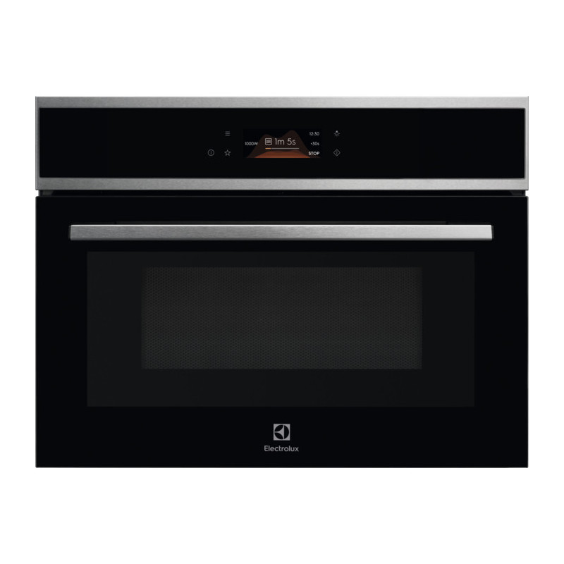 Electrolux EVM8E08X Nero Microonde con grill Da incasso 49 L 1000 W Electrolux EVM8E08X Nero Microonde con grill Da incasso 49 L 1000 W