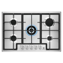 Electrolux EGS75362X Acciaio inox Da incasso 75 cm Gas 5 Fornello(i)
