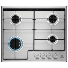 Electrolux EGS6424X Acciaio inox Da incasso 59.5 cm Gas 4 Fornello(i)