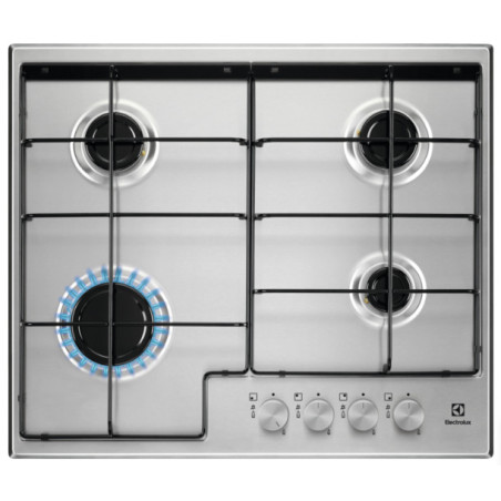 Electrolux EGS6424X Acciaio inox Da incasso 59.5 cm Gas 4 Fornello(i)
