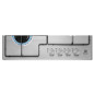 Electrolux EGS6424X Acciaio inox Da incasso 59.5 cm Gas 4 Fornello(i)