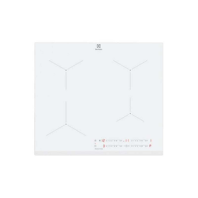Electrolux LIL61443BW Bianco Da incasso 59 cm Piano cottura a induzione 4 Fornello(i)