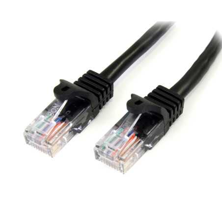 StarTech.com Cavo di rete CAT 5e - Cavo Patch Ethernet RJ45 UTP Nero da 3m antigroviglio
