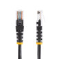 StarTech.com Cavo patch UTP Cat5e RJ45 modellato nero da 15 m Cat 5e - Cavo patch da 15 m M45PAT15MBK