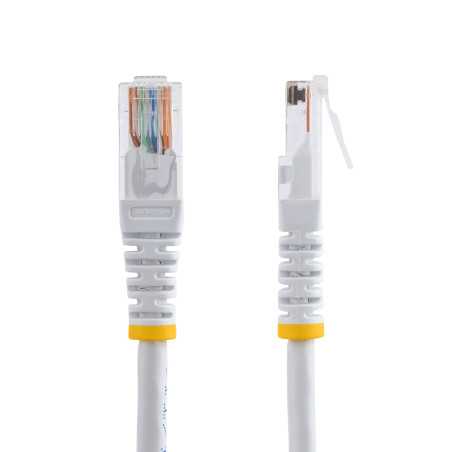 StarTech.com Cavo patch UTP Cat5e RJ45 modellato bianco da 15 m Cat 5e - Cavo patch da 15 m M45PAT15MWH