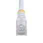 StarTech.com Cavo patch UTP Cat5e RJ45 modellato bianco da 15 m Cat 5e - Cavo patch da 15 m M45PAT15MWH