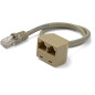 StarTech.com Cavo Adattatore sdoppiatore RJ45 2 a 1 - F/M RJ45SPLITTER