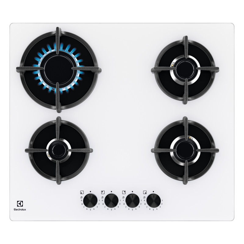 Electrolux EGG64272W Bianco Da incasso 60 cm Gas 4 Fornello(i)