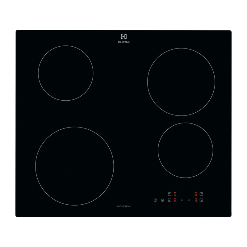 Electrolux Serie 300 EIB60424C Nero Da incasso 59 cm Piano cottura a induzione 4 Fornello(i)