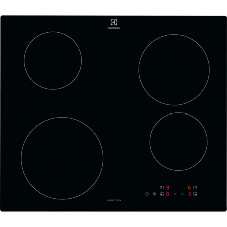 Electrolux Serie 300 EIB60424C Nero Da incasso 59 cm Piano cottura a induzione 4 Fornello(i)