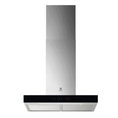 Electrolux LFT826X Cappa aspirante a parete Nero, Acciaio inox A 600 m³ h