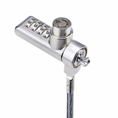 StarTech.com Cavo di Sicurezza per Notebook a duplice accesso da 2m, con chiave identica e a combinazione p DUALKA10-LAPTOP-LOCK