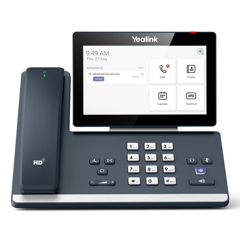 Yealink MP58-WH E2 Teams telefono IP Grigio LCD Wi-Fi