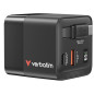 Verbatim 32217 GaN Charger 65W Universale Nero AC Ricarica rapida Interno Verbatim 32217 GaN Charger 65W Universale Nero AC Ricarica rapida Interno