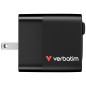Verbatim 32217 GaN Charger 65W Universale Nero AC Ricarica rapida Interno Verbatim 32217 GaN Charger 65W Universale Nero AC Ricarica rapida Interno