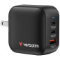 Verbatim Mini GaN Charger 70W 32229 Universale Nero AC Ricarica rapida Interno