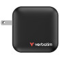Verbatim Mini GaN Charger 100W Universale Nero AC Ricarica rapida Interno 32231
