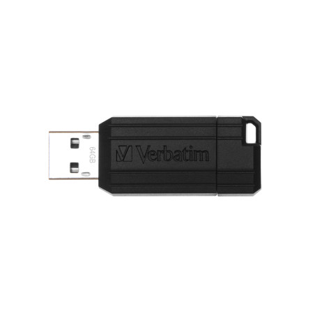 Verbatim PinStripe - Memoria USB da 64 GB - Nero 49065