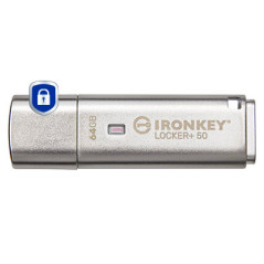 Kingston Technology IronKey 64GB IKLP50 AES USB, w 256bit Encryption
