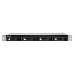 QNAP TR-004U contenitore di unità di archiviazione Box esterno HDD/SSD Nero, Grigio 2.5/3.5"