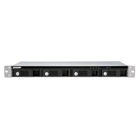 QNAP TR-004U contenitore di unità di archiviazione Box esterno HDD/SSD Nero, Grigio 2.5/3.5"