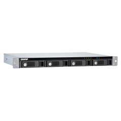QNAP TR-004U contenitore di unità di archiviazione Box esterno HDD SSD Nero, Grigio 2.5 3.5"