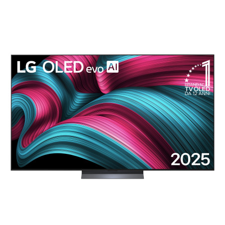 LG OLED evo AI OLED77C55LA TV Serie C5 77'' 4K, α9 Gen8, Brightness Booster, 40W, 4 HDMI, VRR 144Hz, Smart TV WebOS 25