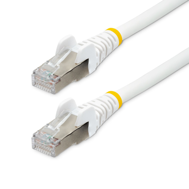 StarTech.com Cavo Ethernet CAT 6a - 7,5m - Bianco - Cavo di rete LAN Low Smoke Zero Halogen (LSZH) 10GbE 500MHz 100W PoE++ - StarTech.com Cavo Ethernet CAT 6a - 7,5m - Bianco - Cavo di rete LAN Low Smoke Zero Halogen (LSZH) 10GbE 500MHz 100W PoE++ -