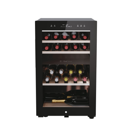 Haier Wine Bank 50 Serie 7 HWS42GDAU1 Cantinetta vino con compressore Libera installazione Nero 42 bottiglia bottiglie