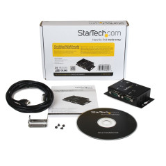 StarTech.com Hub adattatore USB a seriale 2 porte per montaggio a parete con clip per guide DIN