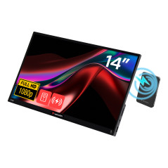 Verbatim 32088 TV e monitor portatile Nero 35,6 cm (14") LED 1920 x 1080 Pixel